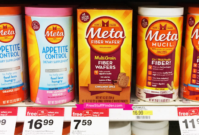 $2.09 (Reg $7.59) Metamucil Fiber Wafers at Target