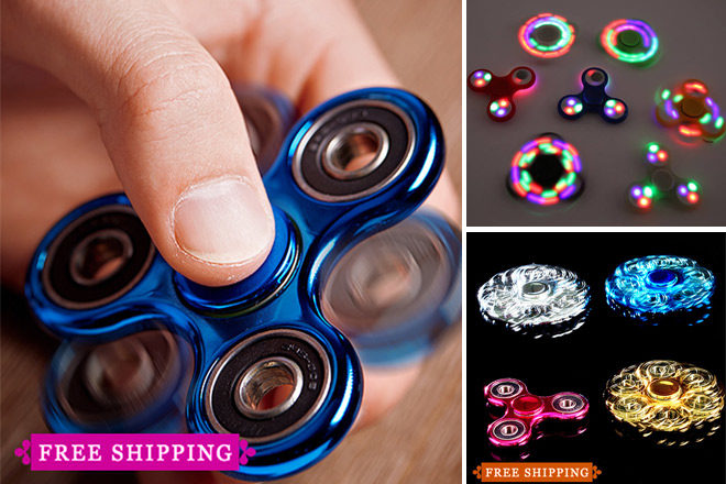 *HOT* Up to 60% Off Fidget Spinners & Anti-Stress Toys + FREE Shipping
