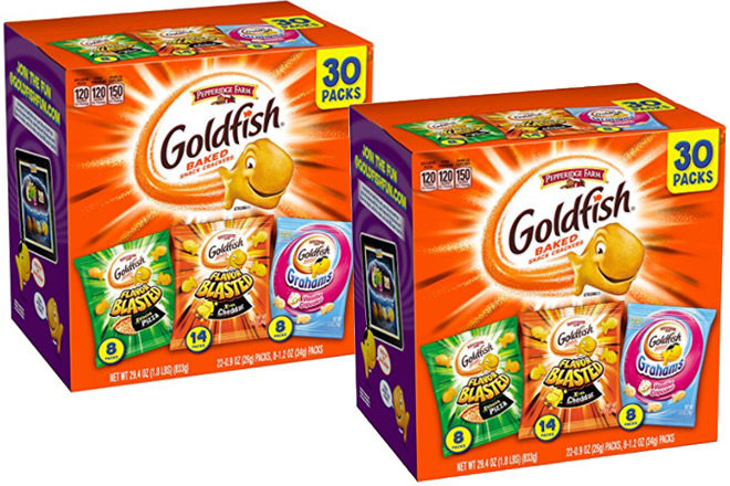 $8.06 Goldfish Bold Mix 30-Pack + FREE Shipping (Only $0.27 Per Bag!)