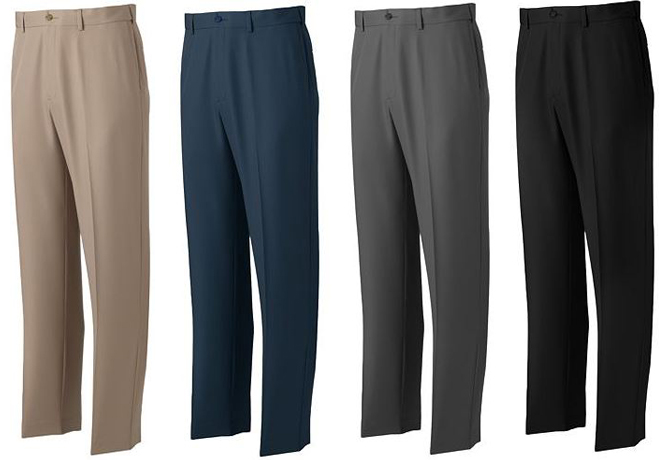 $21.99 (Reg $65) Men's Solid Performance Golf Pants