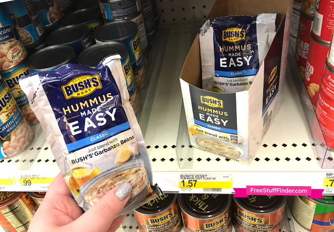 *HOT* $0.13 (Reg $1.57) Bush’s Hummus Made Easy at Target