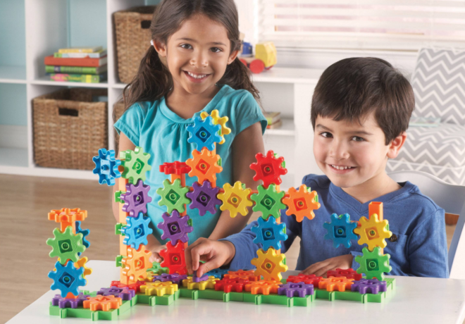 $15.79 (Reg $35) Learning Resources 100-Piece Deluxe Building Gears Set