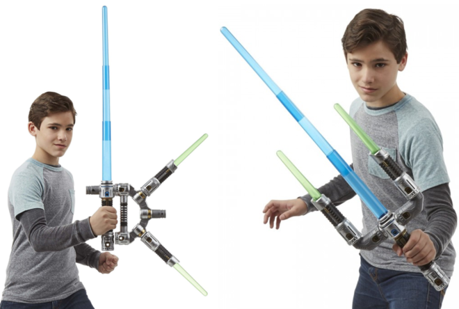 $14.99 (Reg $50) Star Wars Bladebuilders Jedi Master Lightsaber + FREE Shipping