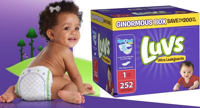 *HOT* Luvs Ginormous Boxes JUST $19.88 + FREE Shipping (ANY Size!) - Today Only!