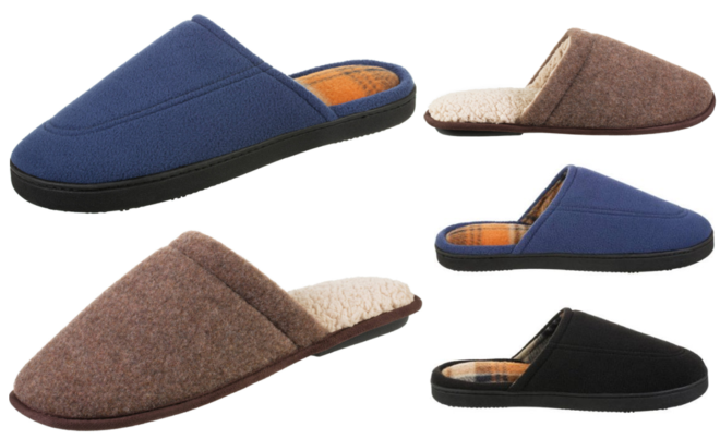$3.62 (Reg $9.30) Men's Isotoner Slippers + FREE Store Pickup