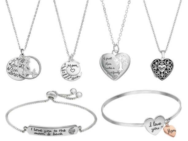 $11.19 (Reg $60) Silver Plated Mother’s Day Necklaces & Bangles  + FREE Shipping