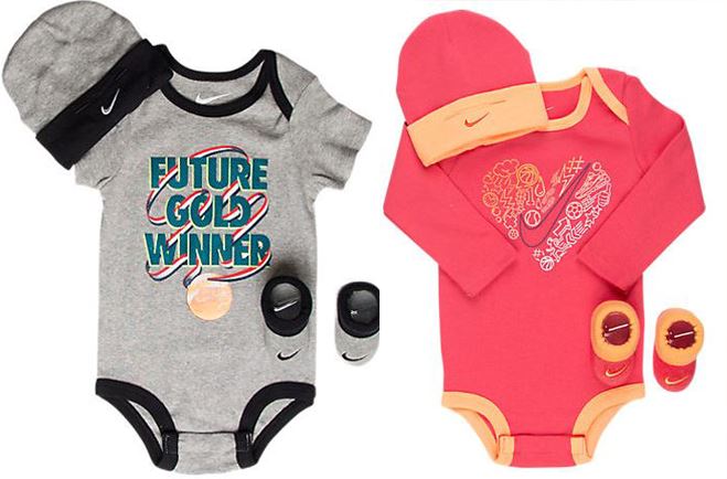 $4.99 (Reg $20) Nike Infant 3-Piece Set + FREE Pickup