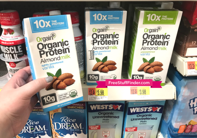 *NEW* $8.50 in Orgain Coupons (Almond Milk Only $0.98 at Walmart - Print Now!)