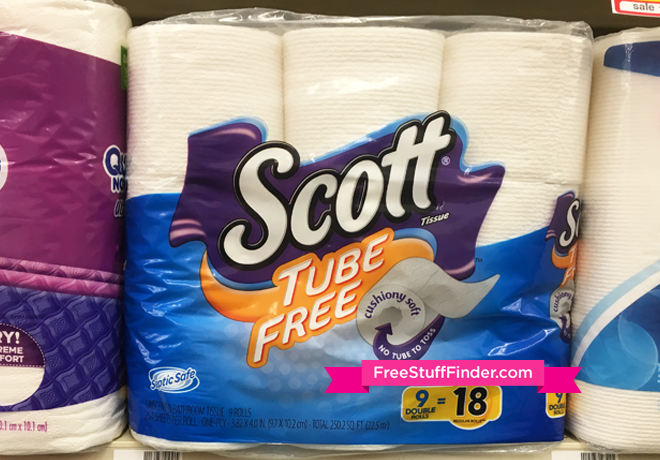 *HOT* $0.18 Per Roll Scott Tube Free Bath Tissue at CVS