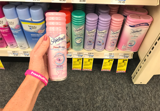 *HOT* $0.99 (Reg $3.39) Twin Pack Skintimate Shave Gel at CVS