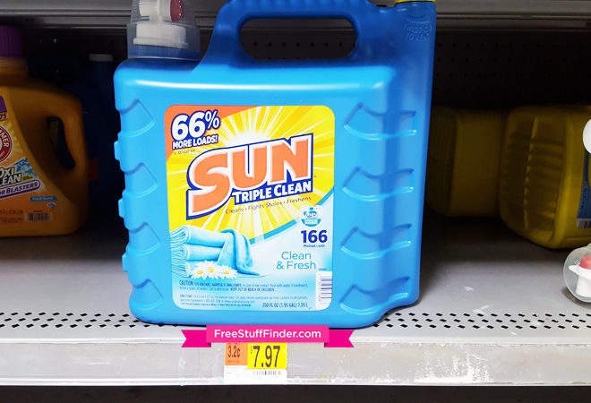 $6.47 (Reg $8) Sun Clean & Fresh Laundry Detergent at Walmart