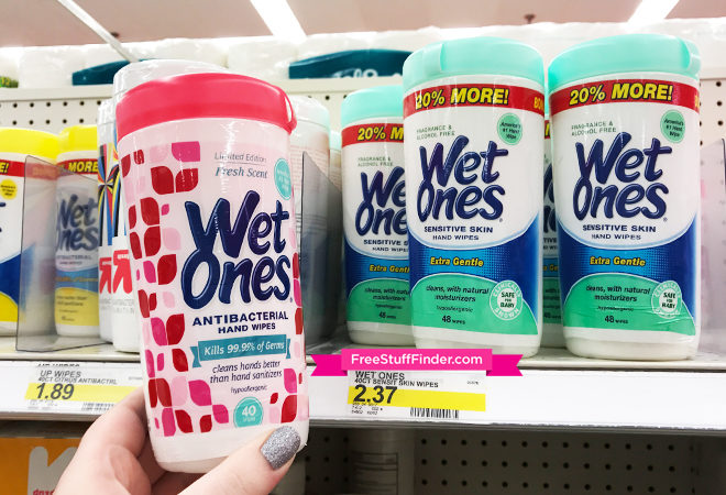 $0.38 (Reg $2.37) Wet Ones Antibacterial Hand Wipes at Target