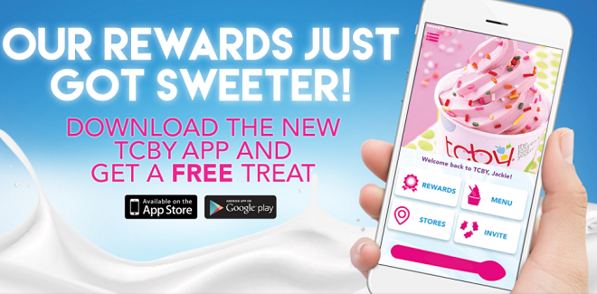 FREE TCBY Treat with App Download (Value $5)