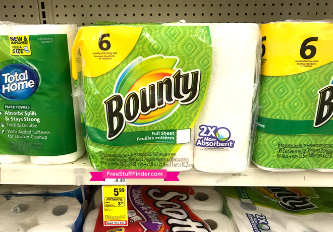 *HOT* $3.49 (Reg $8.49) Bounty Paper Towels at CVS (Only $0.58 per Roll!)