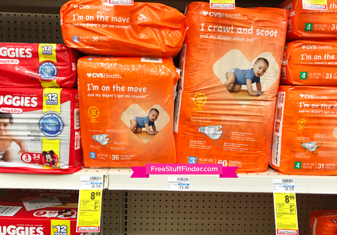 *HOT* $3.99 (Reg $9.19) CVS Health Jumbo Pack Diapers at CVS