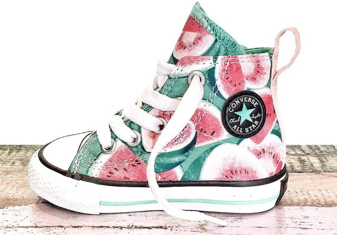 *HOT* $23.98 (Reg $40) Converse Kids Watermelon High Top Sneakers (Today Only!)