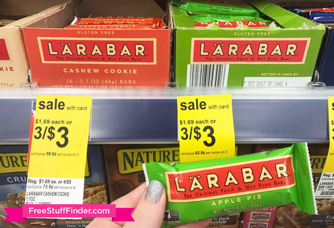 $0.75 (Reg $1.69) Larabar Food Bars at Walgreens