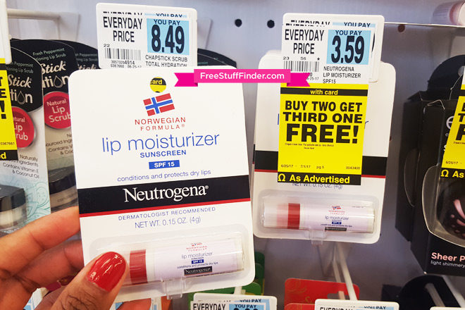 $0.59 (Reg $3.59) Neutrogena Norwegian Lip Formula Lip Balm at Rite Aid