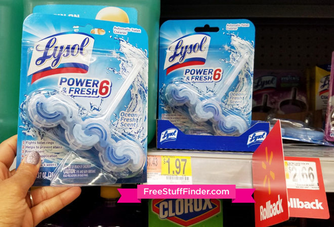 *HOT* $0.47 (Reg $1.97) Lysol Automatic Toilet Bowl Cleaner at Walmart