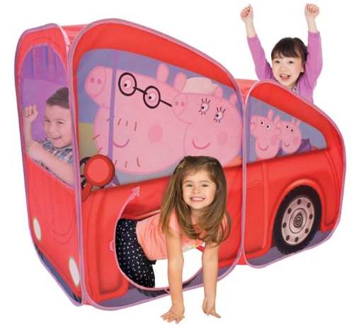 $10.49 (Reg $50) Peppa Pig Family Car Tent + FREE Shipping