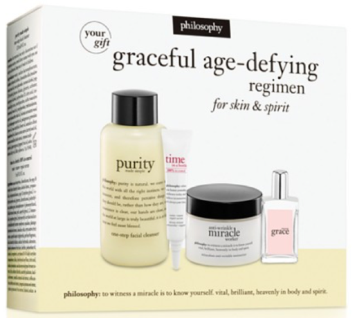 FREE Philosophy Graceful Age-Defying Regimen 4-Piece Set with Purchase