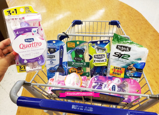 *High Value* $20.00 In Schick Disposable Razor Pack Coupons ($0.60 at Rite Aid!)