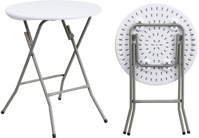 $14.78 (Reg $44) 24'' Round Folding Table (Best Price!)