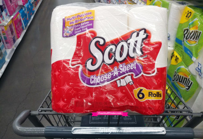 $3.44 (Reg $4.99) Scott Paper Towels at Walgreens