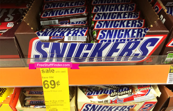 *HOT* $0.32 (Reg $1.19) Snickers Candy Bar at Walgreens (Week 6/25 - Print Now!)