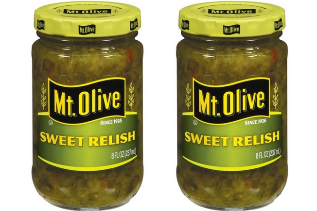 $0.60 (Reg $2.19) Mt. Olive Relish at Kroger