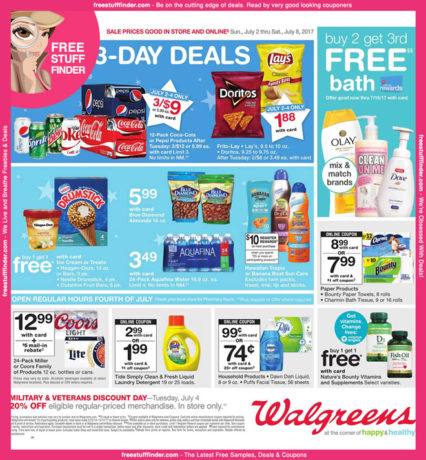 *HOT* Walgreens Ad Preview (Week 7/2 – 7/8)