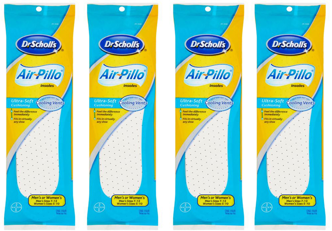 $1.48 Bayer Dr Scholl's Air-Pillo Insoles
