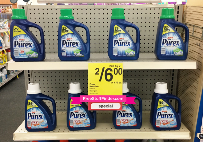 $2.50 (Reg $6) Purex Laundry Detergent at CVS (No Coupons Needed!)