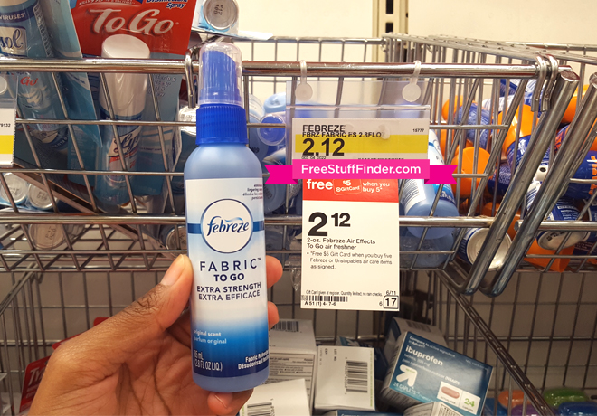 $1.12 (Reg $2.12) Febreze To Go Spray at Target