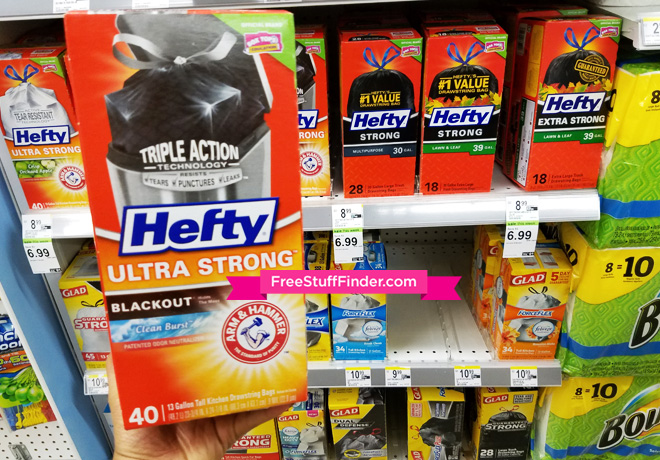 $3.99 (Reg $9) Hefty Large Black Trash Bags at Walgreens (Print Now!)