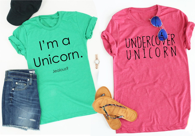 *HOT* $13.99 (Reg $28) Unicorn Tees
