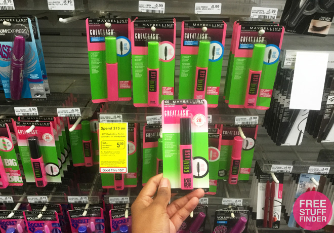 *HOT* $0.99 (Reg $6) Maybelline Great Lash Mascara at CVS