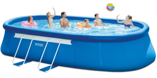 $349.99 (Reg $747) Intex 20ft X 12ft Oval Frame Pool Set (Today Only)