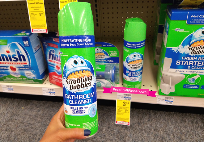 *HOT* $1.72 (Reg $5.49) Scrubbing Bubbles Cleaner at CVS