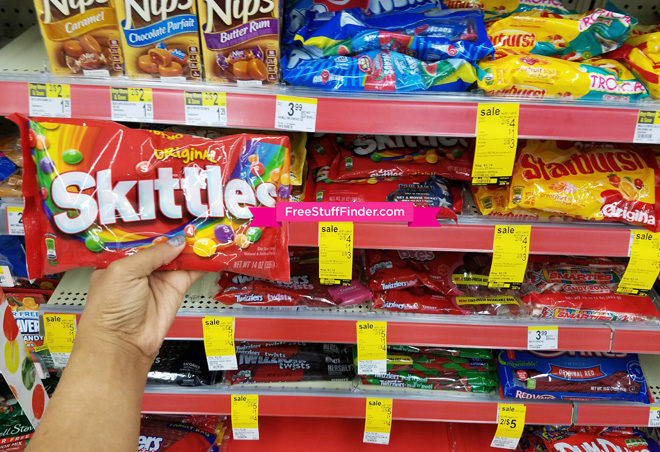 $1 (Reg $3.79) Skittles or Starburst Candy at Walgreens