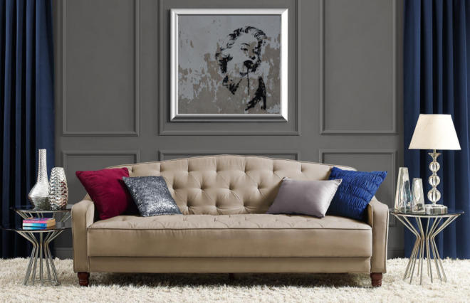 $229 (Reg $349) Vintage Tufted Sofa Sleeper + FREE Shipping