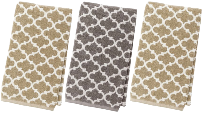 $3.91 (Reg $14) Sonoma Lattice Bath Towels + FREE Shipping