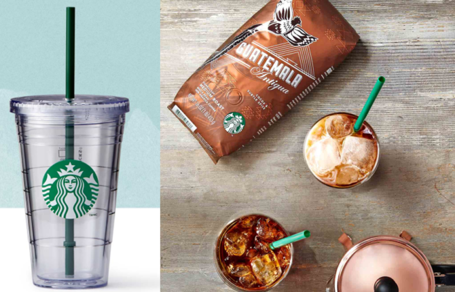 FREE Starbucks Cold Cup ($9.95 Value) with Purchase + FREE Shipping & $0.35 K-Cups