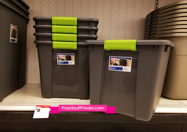*HOT* $5 (Reg $8) Sterilite Large Storage Bins at Target (No Coupons Needed!)