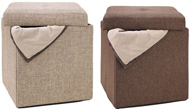 $19.54 (Reg $55) Simplify Square Folding Storage Ottoman