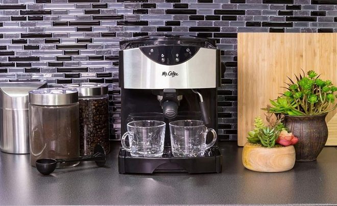 $56.99 (Reg $100) Mr. Coffee Dual Shot Espresso & Cappuccino System + FREE Shipping