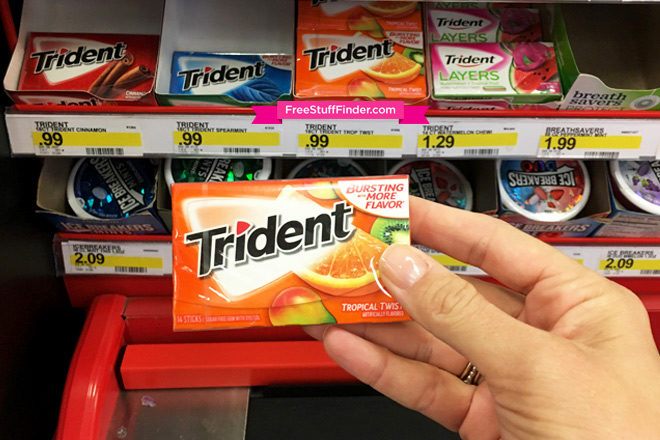*HOT* $0.21 (Reg $1) Trident Gum at Target