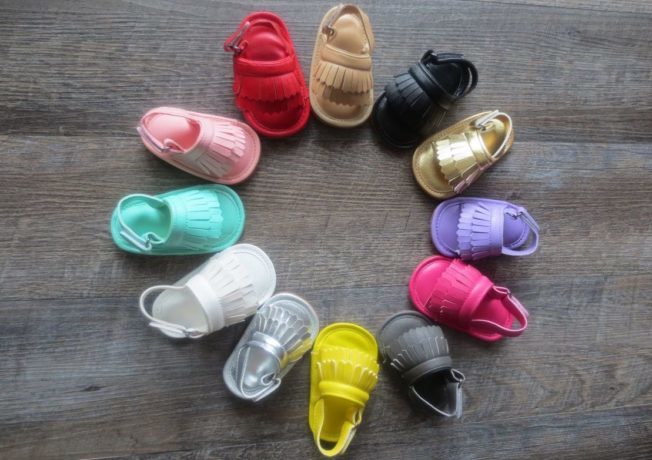 *HOT* $9.99 (Reg $19) Baby and Tot Fringe Sandals (Today Only!)