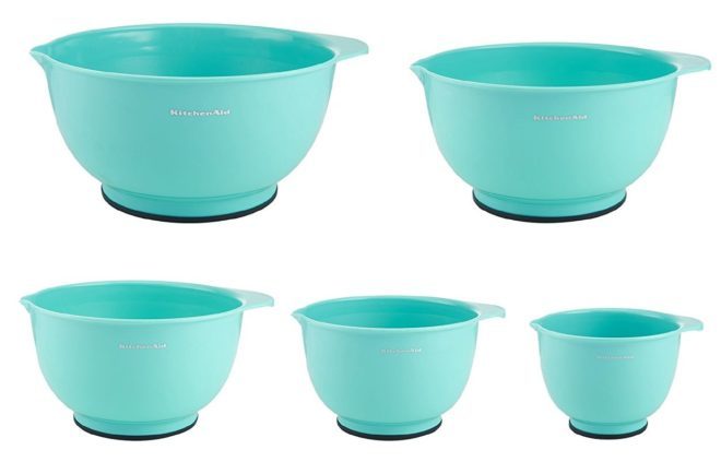 $28.69 (Reg $51) KitchenAid 5-Piece Mixing Bowl Set + FREE Shipping