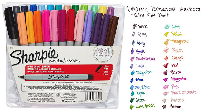 *HOT* $9.10 Sharpie Permanent Markers 24-Pack